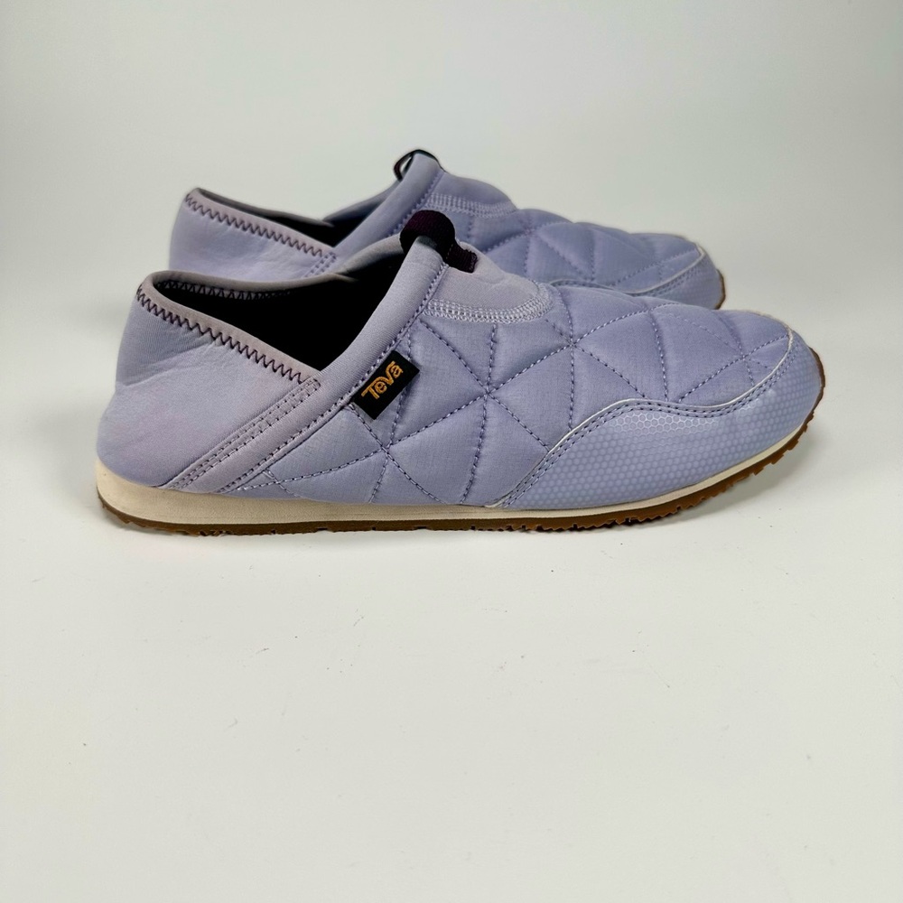 Teva Reember Convertible Quilted Slip-On Sneakers in Light Purple - Picture 4 of 8